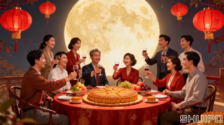 制作中秋圖片